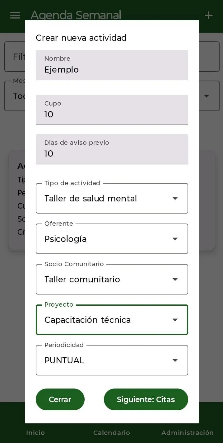 Agenda Integral — captura 3 de 9